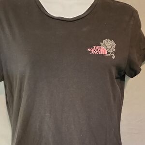 The North Face Gray Fitted Short Sleeve Tee